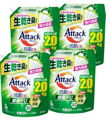 Amazon.co.jp: 【ケース販売】【大容量】アタック抗菌EX ラスボス級